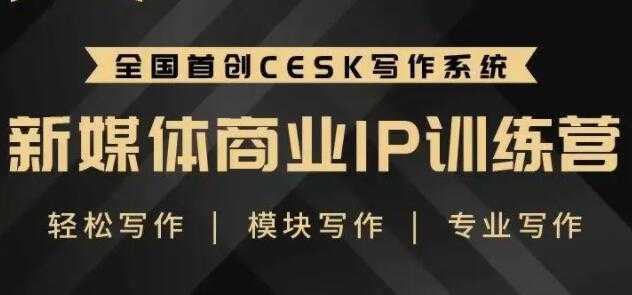 自媒体运营培训课程，新媒体商业IP训练营，轻松写作赚钱-好资源库