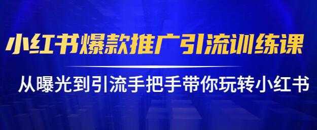 小红书怎么推广，小红书爆款推广引流训练课12.0，手把手带你玩转小红书-好资源库