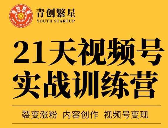 张萌21天视频号实战训练营，裂变涨粉、内容创作、视频号变现 价值298元-好资源库