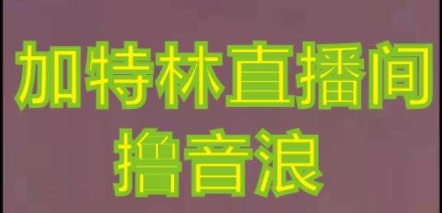 图片[1]-抖音加特林直播间搭建技术，抖音0粉开播，暴力撸音浪，2023新口子，每天800+【素材+详细教程】-好资源库