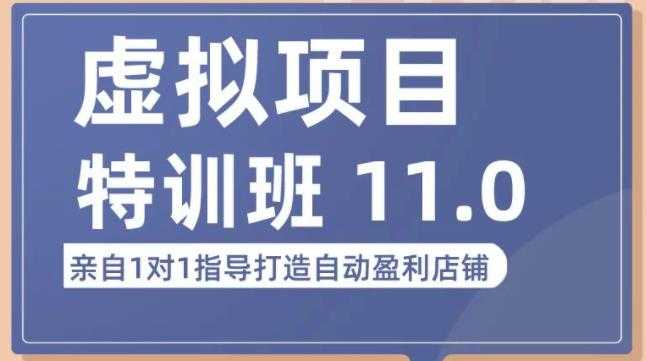 图片[1]-陆明明·虚拟项目特训班（10.0+11.0），0成本获取虚拟素材，0基础打造自动盈利店铺-好资源库
