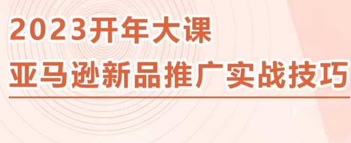 图片[1]-2023亚马逊新品推广实战技巧，线下百万美金课程的精简版，简单粗暴可复制，实操性强的推广手段-好资源库