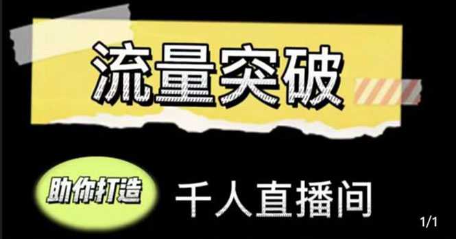 直播运营实战视频课，助你打造千人直播间（14节视频课）-好资源库