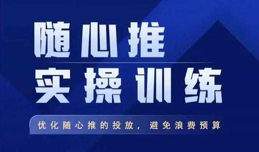 飞哥·随心推实操训练，优化随心推投放，避免浪费预算-好资源库