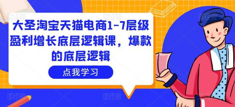 图片[1]-大圣淘宝天猫电商1-7层级盈利增长底层逻辑课，爆款的底层逻辑-好资源库